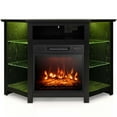 thumbnail image 1 of Costway Fireplace TV Stand with Led Lights & 18" Electric Fireplace for Tvs up to 50", 1 of 10