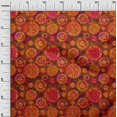 thumbnail image 2 of oneOone Cotton Poplin Brown Fabric Batik Sewing Craft Projects Fabric Prints By Yard 42 Inch Wide - FO, 2 of 4