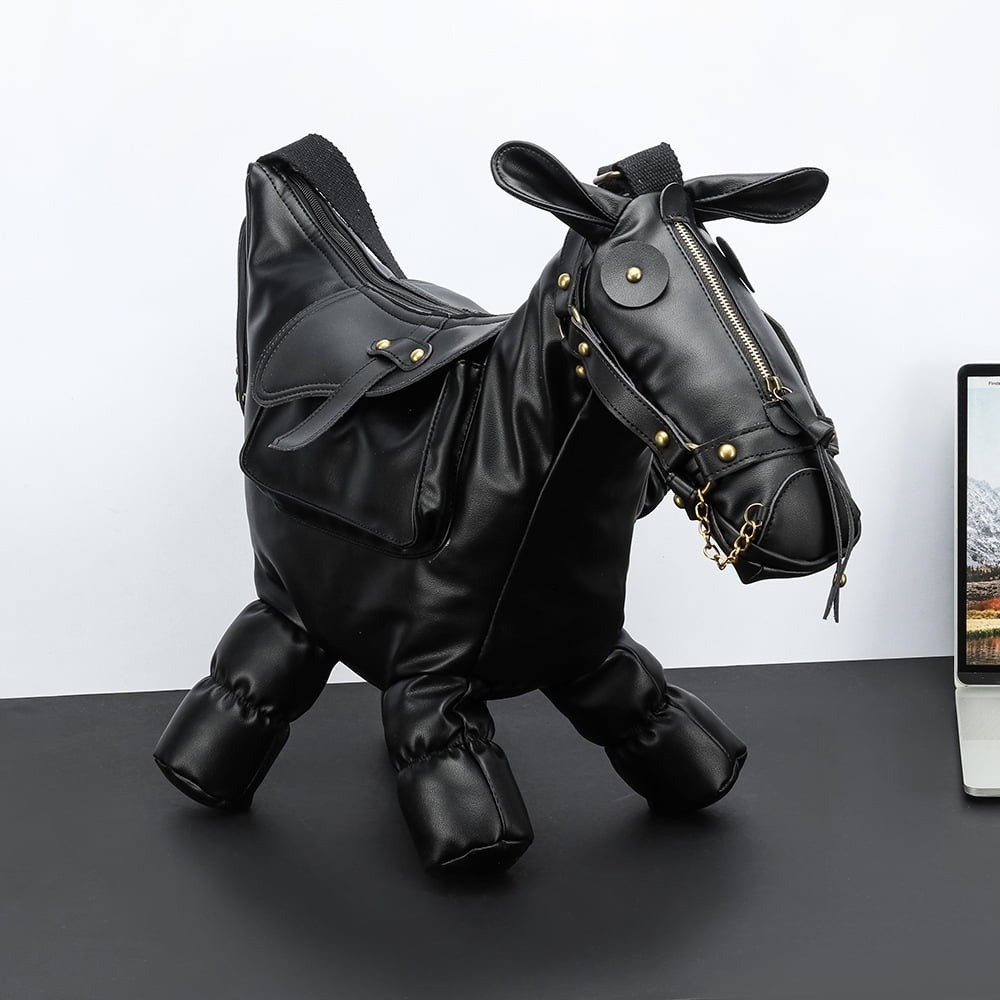 Baguery Novelty Horse-Shaped Crossbody Bag – Western Cowboy Shoulder Purse with Adjustable Strap, Retro Ranch Bag​