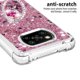 thumbnail image 3 of Funda para Xiaomi Poco X3 NFC/X3 PRO con Brillo Líquido Flotante, Purpurina, Parachoques y Anillo Giratorio Soporte, 3 of 5
