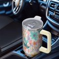 thumbnail image 6 of OBREWU Pioneer Flower Tumbler with Handle and Lid,40oz Pioneer Flower Double Wall Vacuum Insulated Tumbler,Pioneer Flower Cups Gift for Women and Men, 6 of 7