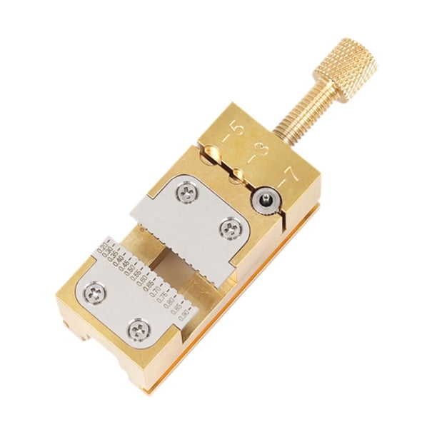 Herramienta de reparación de relojes, tornillo de banco para mesa de reparación de relojes, tornillo de banco multiusos con puntero, abrazadera de tubo 02 a 09 mm