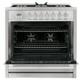 thumbnail image 3 of Cosmo 2 Piece Kitchen Appliance Package with 36" Freestanding 220/240V Dual Fuel Range Kitchen Stove & 36" Under Cabinet Range Hood Kitchen Hood Kitchen Appliance Bundles, 3 of 10