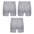 thumbnail image 2 of Manyakai Kids Girls 3 Pack Ice Silk Shorts Dance Bike Shorts Gymnastics Yoga Athletic Bottom Safety Gray 170, 2 of 7
