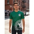 thumbnail image 4 of Icon Sports Mexico Green Striped Jersey, 100% Polyester, YS-XXL, 1-Pack, 4 of 4