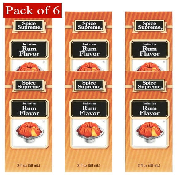 Spice Supreme - Imitation Rum Flavor (59ml) 309704 - Pack of 6