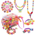 thumbnail image 1 of DIY Bead Set Creative Training Developmental DIY Craft Bead Loose Bead for Girl, 1 of 10
