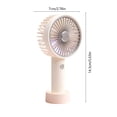 thumbnail image 3 of Mist Handheld Fan Hydrating Spray Cooling USB Rechargeable High Speed Portable Fan Long Battery Skin Moisturizing Cooling Function Portable Summer Device For Outdoor Travel Camping Beach Office Use, 3 of 6