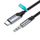 thumbnail image 1 of Cable Audio Tipo C A Jack 3.5mm VENTION 1.5 Metros Trenzado Reforzado, 1 of 6