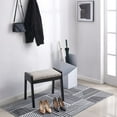 Vanity Stool, Bedroom Vanity Chair with Large Surface Upholstered Seat