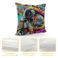 thumbnail image 4 of Patifu Graffiti Art Graphic Decorative Pillow Cover for Home Couch Living Room Bed Sofa 24x24in, 4 of 5