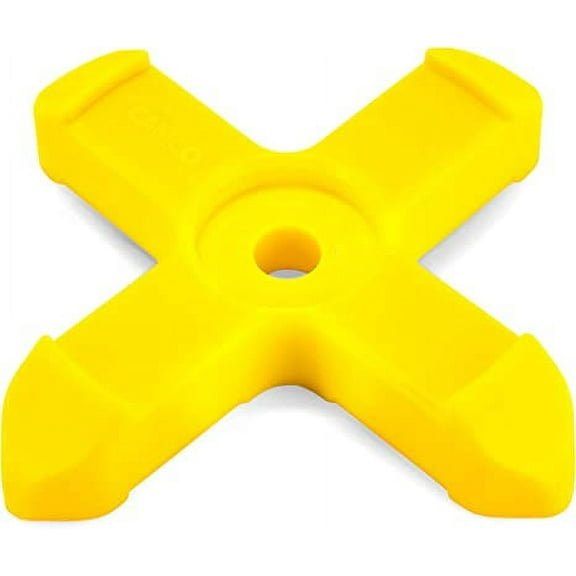 Camco Camper/RV Tongue Jack Stand | Distributes Your Trailer Weight Evenly | Compatible with 2-inch and 6-inch Diameter Tongue Jacks | Features a 3,500 lb. Weight Rating (44636)