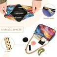 thumbnail image 4 of ALAZA Colorful Marble Women's Chain Shoulder Bag Hobo Handbag Tote Crossbody Purse, 4 of 7