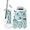 Color 1, variant on Bathroom Accessory Set 6 Piece Serene River Boats Reflections Clear Trash can, Toothbrush Holder, Toothbrush Cup, Soap Dispenser, Soap Dish, Toilet Brush Holder