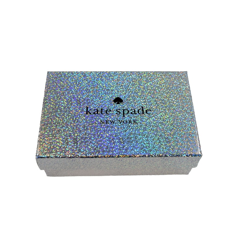 Kate Spade New York Lola Glitter Boxed Medium Compact Wallet Lola Glitter Rose Pink with Gift Box 169