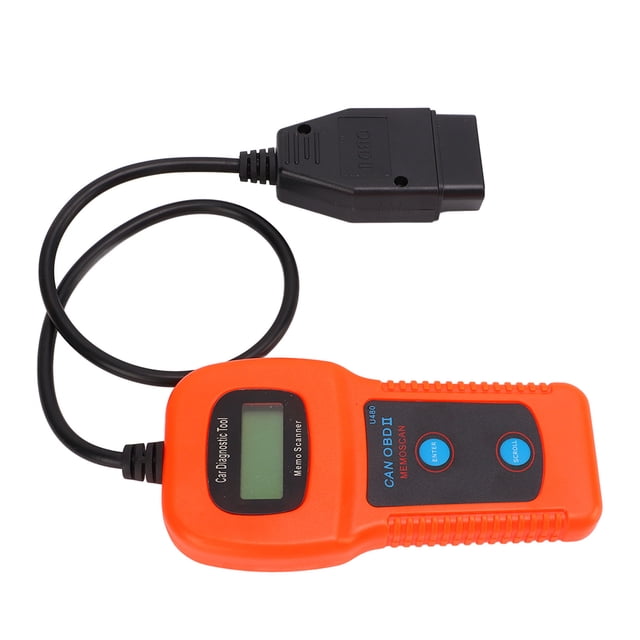 Escáner de diagnóstico OBD2 para coche U480, pantalla LCD, herramienta de lector de código de motor Universal de 10-12V CC
