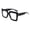 Black 1, variant on Unisex Reading Glasses Oversized Square Frame Over The Counter Brown Black 1