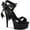 Black/Black, variant on Women's Pleaser Delight 615