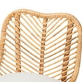 thumbnail image 6 of bali & pari Arween Rattan BOHO Dining Chair, Natural Brown, 6 of 10