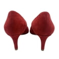thumbnail image 3 of Valentino Women's Suede Rockstud Strappy Heels Red, 3 of 6
