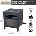 thumbnail image 2 of Gabinete enrollador de manguera AMES NeverLeak con capacidad para 30 m y acabado tipo mimbre, 2 of 7