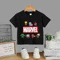 thumbnail image 3 of Camiseta de superhéroe de Marvel para adolescentes, camiseta de algodón informal con estampado de dibujos animados para niños y niñas, camiseta para bebés, ropa cómoda para niños, 3 of 5