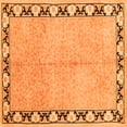 thumbnail image 1 of Ahgly Company Indoor Square Persian Orange Traditional Area Rugs, 6' Square, 1 of 1