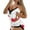 White, variant on GDREDA Women Pajamas Valentine's Day V Neck Print Milk Silk Double Woolen Pajamas 2 Piece Set Women Pajama Sets pyjamas White,XXL