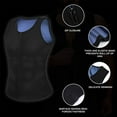 thumbnail image 3 of Lilvigor Sweat Shaper Men’s Premium Workout Compression Athletic Zip Tank Slimming Zip Vest Training Zip Tank Top, 3 of 6