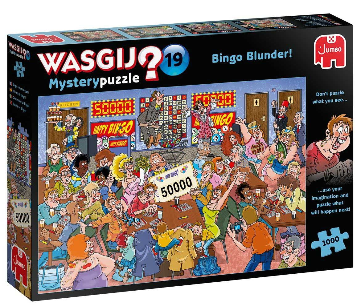 Jumbo Wasgij Mystery 19 Bingo Blunder Comic Jigsaw Puzzle 1000 Pieces 19182 