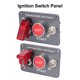thumbnail image 3 of Juego de Panel de interruptor de encendido Unique Bargains 3 en 1 12V fibra de carbono, 3 of 8
