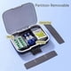 thumbnail image 4 of Pill Organizer, Portable Pill Dispenser, Moisture-Proof Travel Pill Case for Vitamin, Medicine, Fish Oil/Supplements Extra Large 9 compartments (Black, 4 of 4
