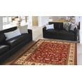 thumbnail image 2 of Traditional Persian Oriental Red Bordered Floral Vines Area Rug - 2x8 - Actual 1'9"x7'2", 2 of 2