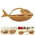 thumbnail image 4 of Imitation Rattan Fruit Basket Snack Storage Basket Multifuctional Breads Basket, 4 of 8