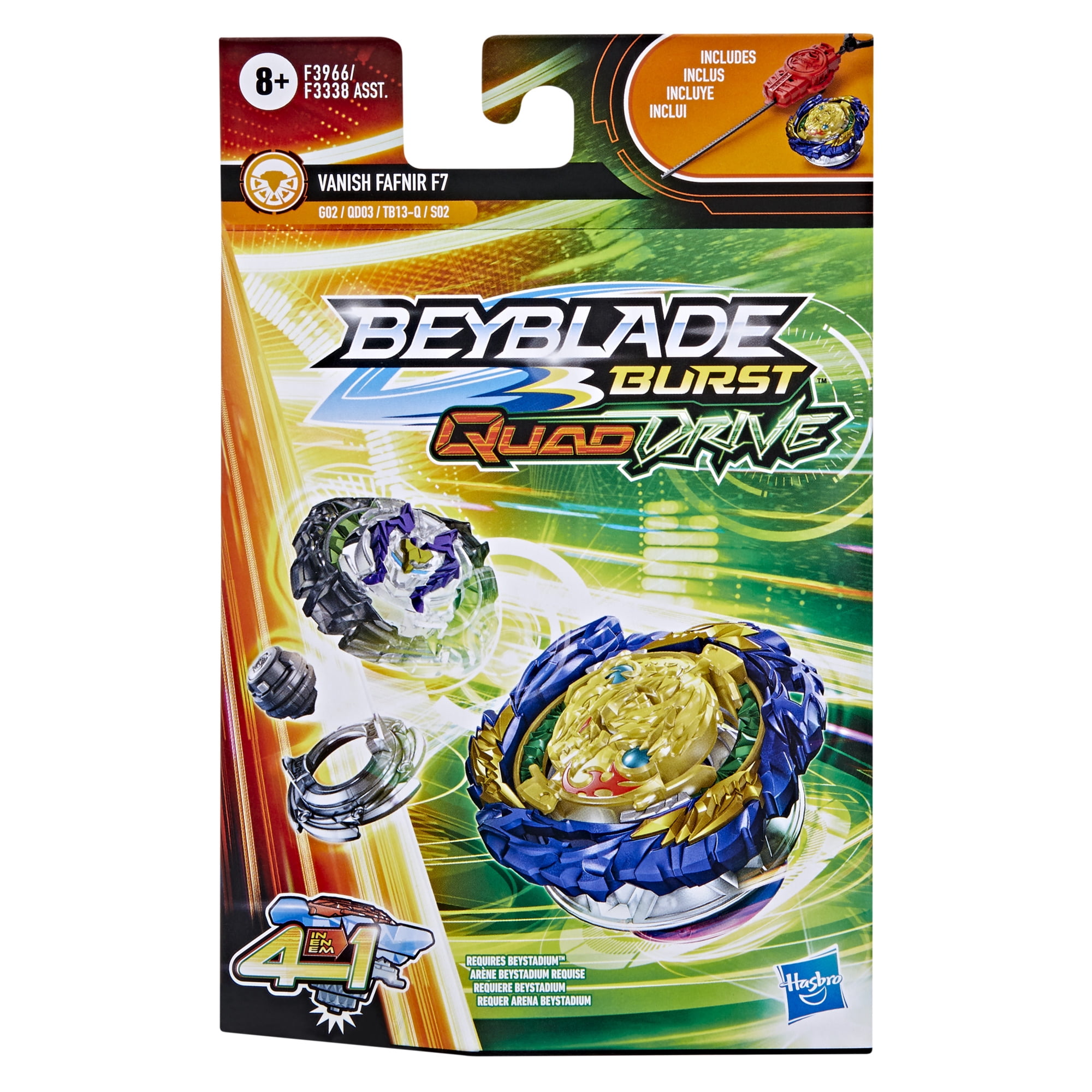 Beyblade Burst QuadDrive Cosmic Vector Battle Set, Battle Game Set 