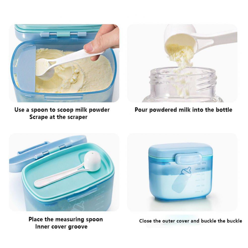 Leakproof Milk Powder Formula Dispenser FDA BPA-Free Sealed Food Storage Bottle 