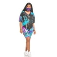 thumbnail image 4 of Akmipoem Two Piece Workout Sets for Women Plus Tie Dye Summer Biker Short Sets Outfits, 4 of 5