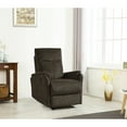 thumbnail image 3 of MAYEERTY Power Recliner Chair – Easy Control, USB Charging, Compact Design, Dark Brown, 3 of 9