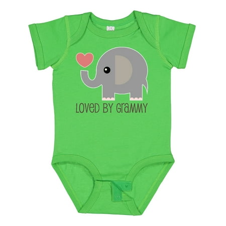 

Inktastic Loved by Grammy Gift Baby Boy or Baby Girl Bodysuit