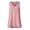 Pink, variant on Viikei Tank Top for Women Sleeveless Tops Plus Size Casual Solid V-Neck Gradient Sleeveness Tops Loose Vest Blouses