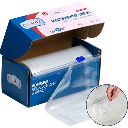 

Disposable Plastic Liners for Kitchen Counter Picnic Tables Shelf Refrigerator Liners Arts & Crafts Table Protector – Easy Cleanup – No Mess Meal Prep – Protect from Spills – 100 ft.