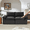 Dark Gray, variant on 80" Corduroy Multi-functional Cloud Sofa, Modern Fabric Sofa, Free Combination Upholstered Sofa with High Density Sponge Cloud Shape for Living Rooms Apartments Offices, White