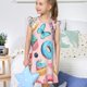 thumbnail image 4 of Balery Cupcakes and Donuts Camisón de princesa para niñas, pijama de algodón con mangas abullonadas, suave y bonito.-XX-Large, 4 of 6