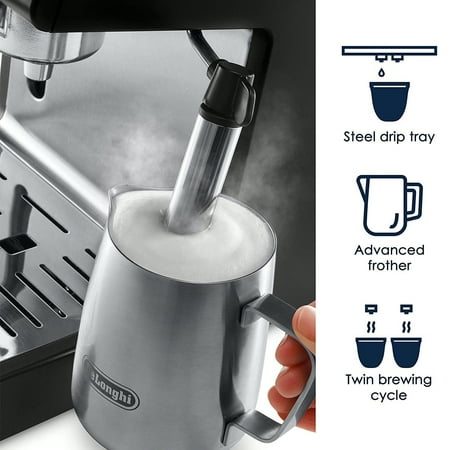 De'Longhi - Espresso Machine with 15 bars of pressure - Black