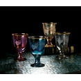 thumbnail image 3 of Elegant and Modern Glass Made Glassware Set for Hosting Parties and Events - 10 oz, Rocks Goblet Grape, Set of 4, Multicolor, 3 of 3