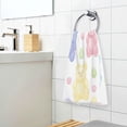 thumbnail image 3 of Yayeee 2 Pack Hand Towels for Bathroom 100% Cotton 16" x 28" Soft Absorbent Kitchen Towel, Colorful Gummy Bears Pattern, 3 of 7