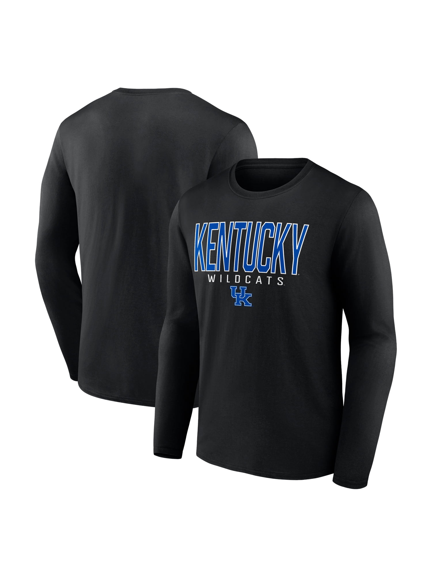NCAA Kentucky Wildcats Men's Cotton Black Long Sleeve T-Shirt