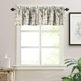 thumbnail image 3 of Modern Coffee Valance Curtain Vintage Espresso Machine Cupcakes Beans Design, Rod Pocket Valance Window Treatments 1 Panel Short Curtains for Kitchen Living Room Decor 54 x 18 in, 3 of 6