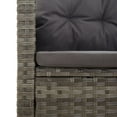 thumbnail image 6 of Carevas Reclining Corner Sofa with Cushions Gray Poly Rattan, 6 of 7