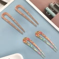 thumbnail image 6 of 4 Pieces French U-shaped Hairpin, U Shape Hair Clips U Sticks Pins for Women Girls Hairstyles-Style 5;, 6 of 7